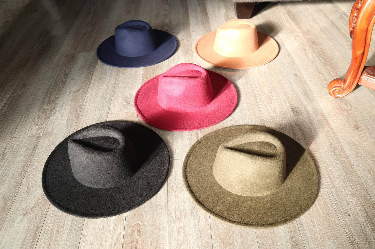 Wholesale Wide Brim Fedora Hat For Women