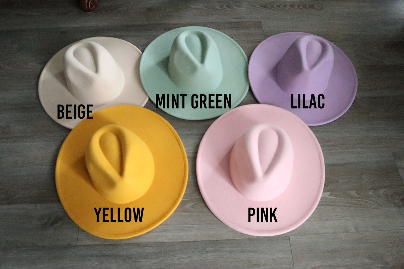 Wholesale Wide Brim Fedora Hat For Women