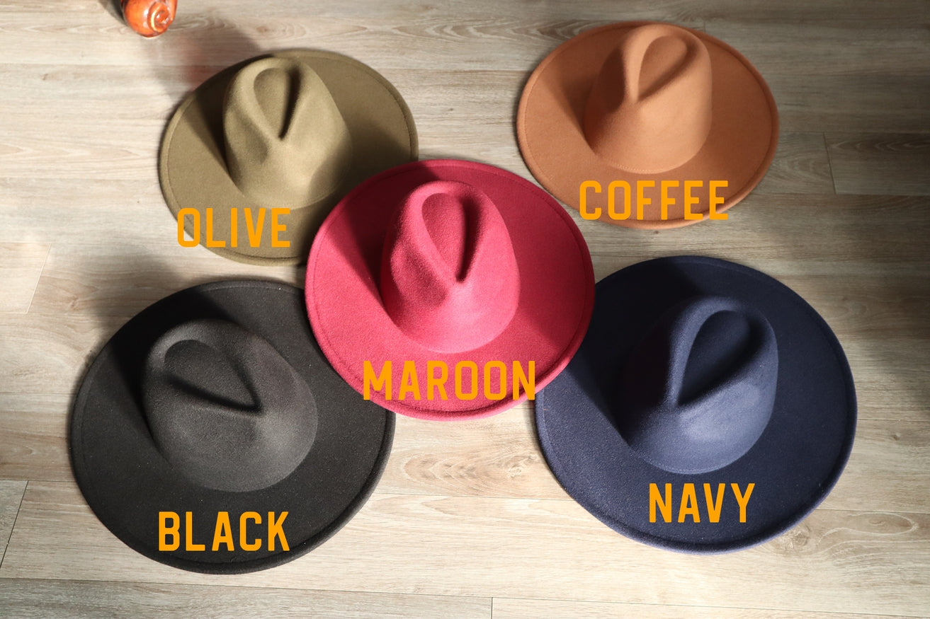 Wholesale Wide Brim Fedora Hat For Women
