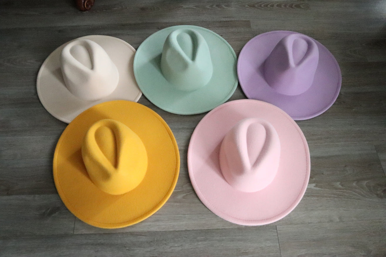 Wholesale Wide Brim Fedora Hat For Women