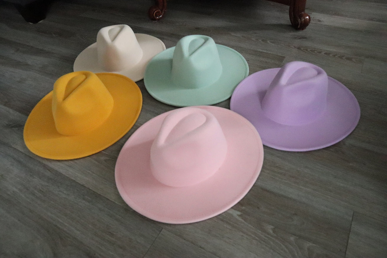 Wholesale Wide Brim Fedora Hat For Women
