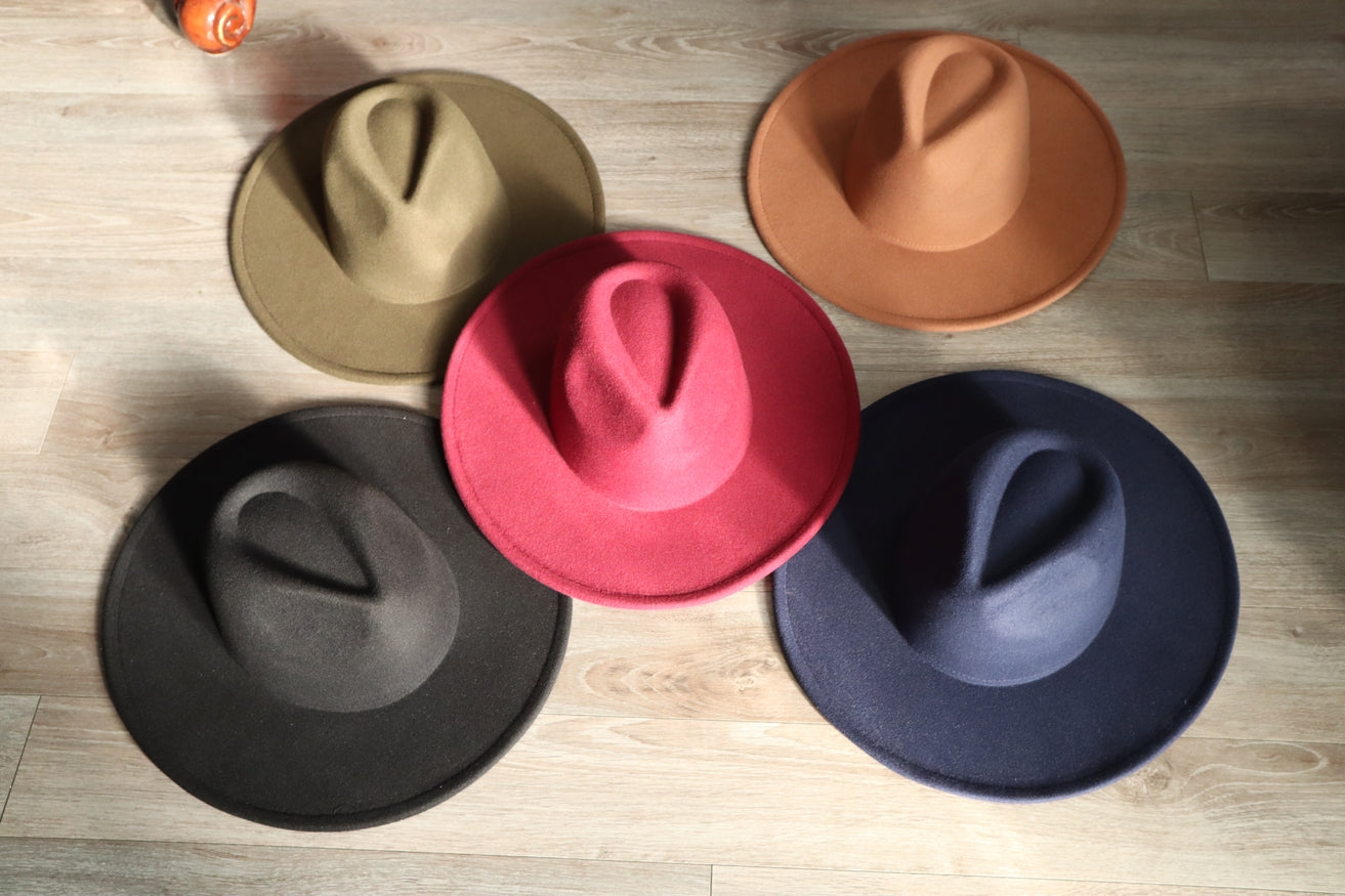 Wholesale Wide Brim Fedora Hat For Women
