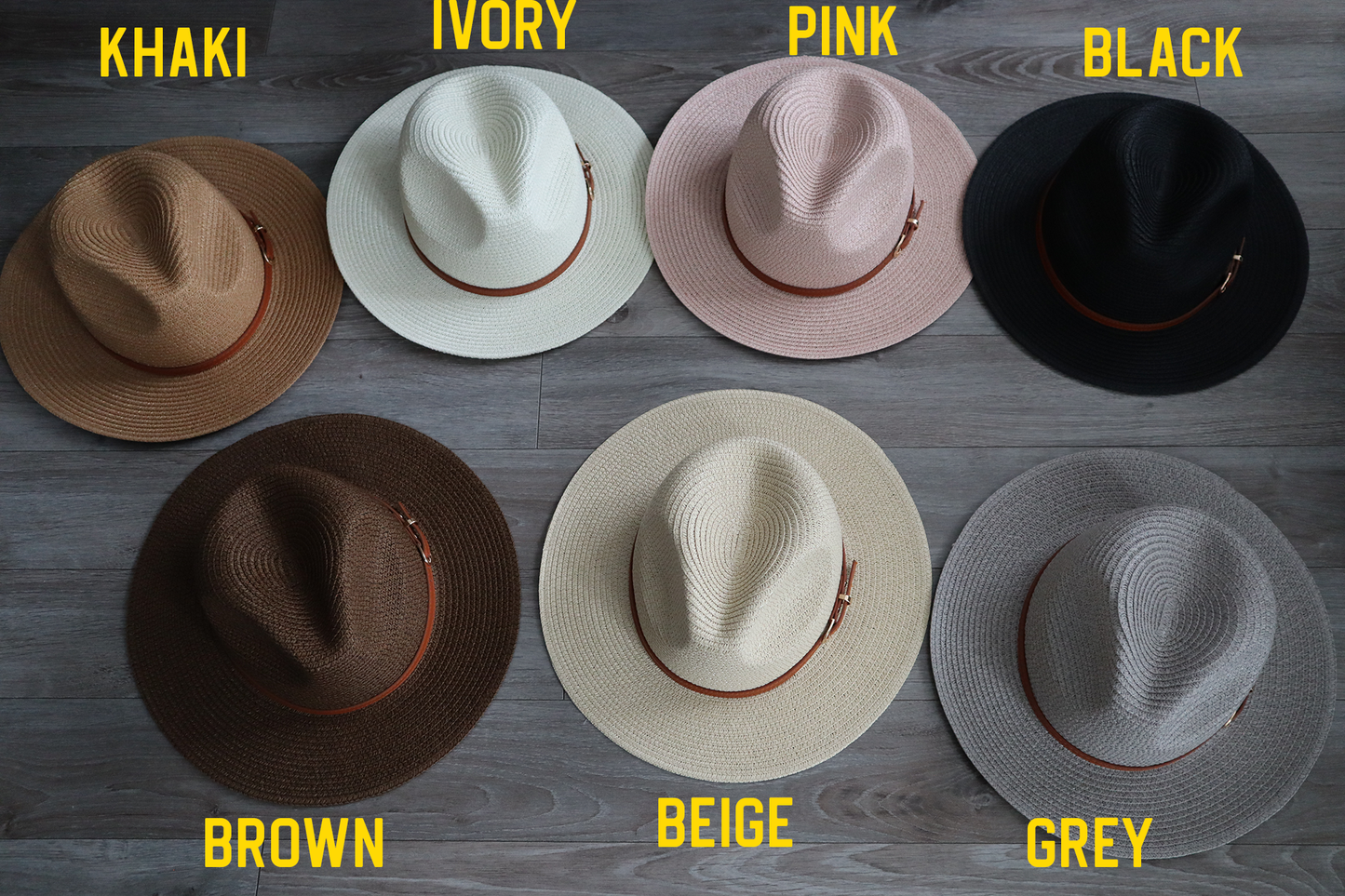 Wholesale Fedora Panama Paper Straw Hat with Leather Strap