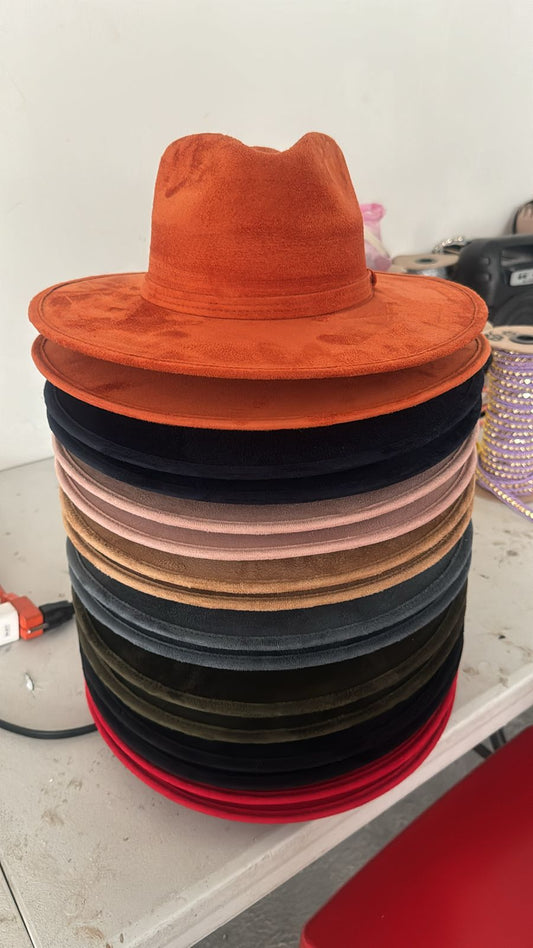 Wholesale Suede Fedora Hats