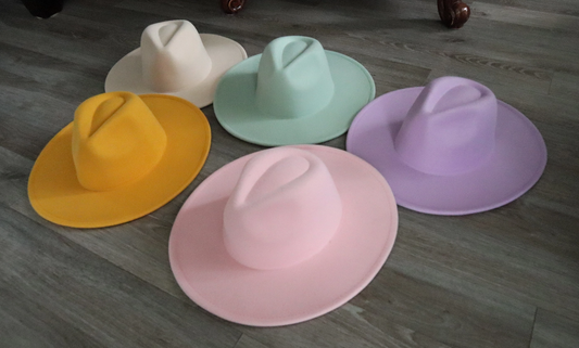 What are the best selling wide brim fedora colors?