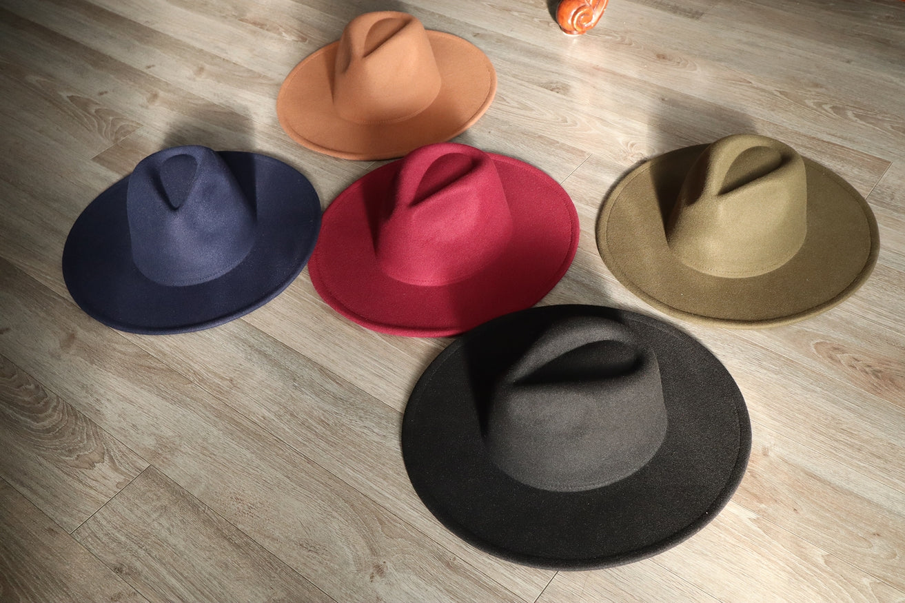 Wholesale Wide Brim Fedora Hat For Women
